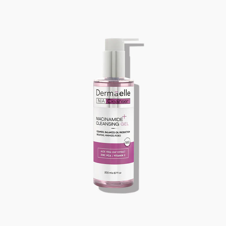 Dermaelle Oil Control & Brightening Niacinamide Cleanser 200ml