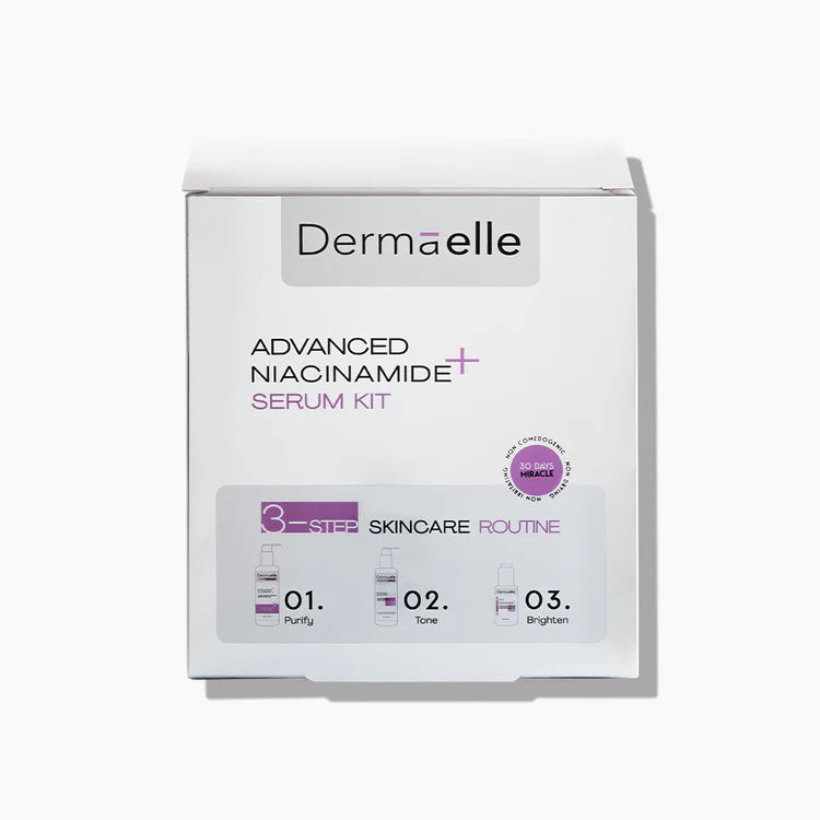 Dermaelle Oil Control & Pore Refining Niacinamide Routine Kit