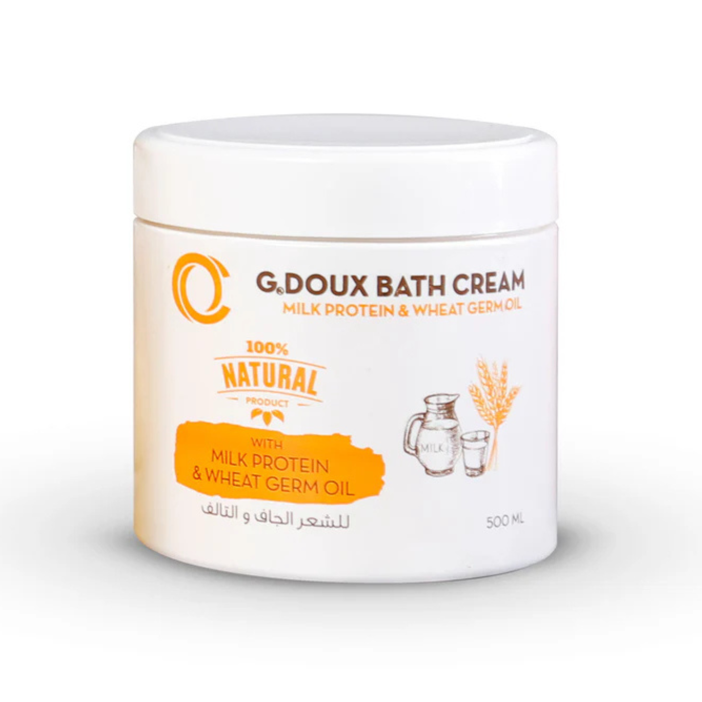 Milk Protein & Wheat Germ Oil Bath Cream 500ML