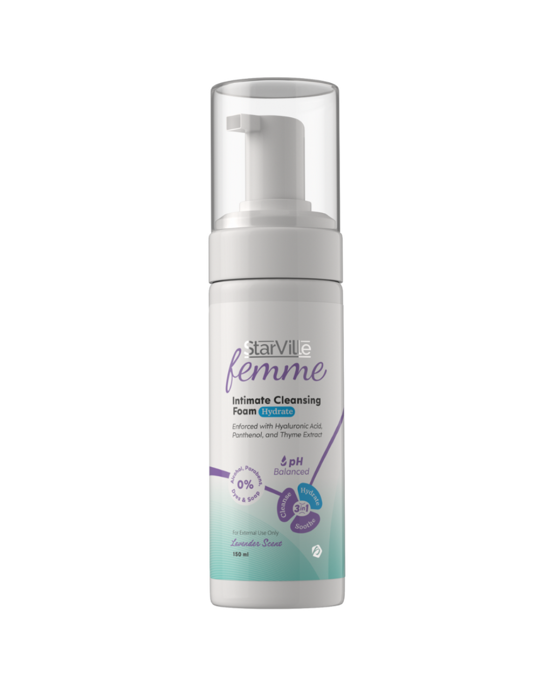 StarVille Femme Intimate Cleansing Foam Hydrate 150 ml