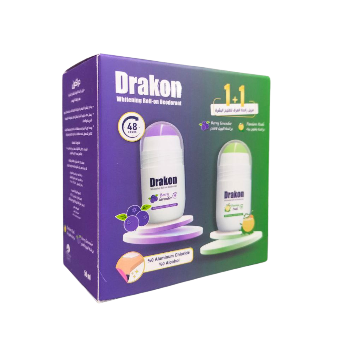 Drakon Promopack Drakon Whitening Roll on Berry Lavender+ Passion Peak Free