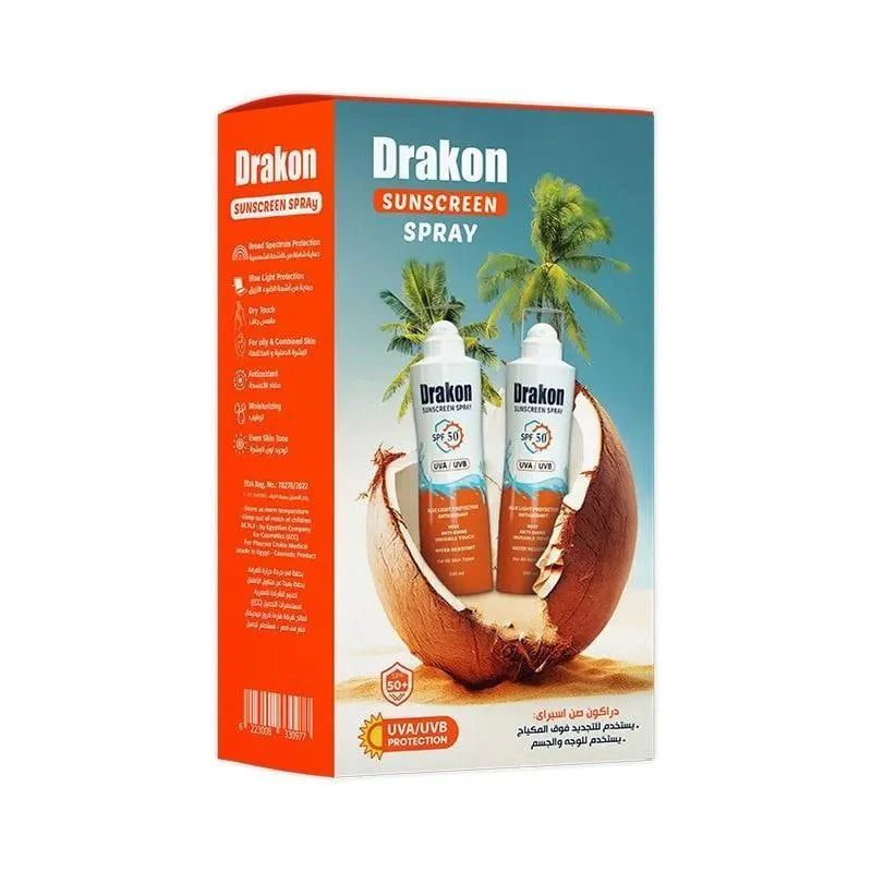 Drakon Promopack Sunscreen Spray Invisible Touch SPF50+ X2