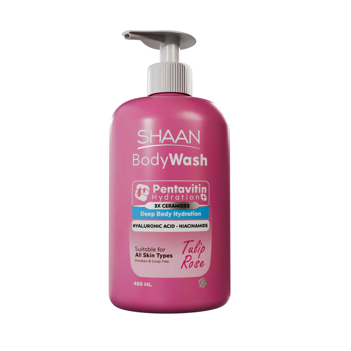 SHAAN Tulip Rose Hydrating Body Wash 480 Ml