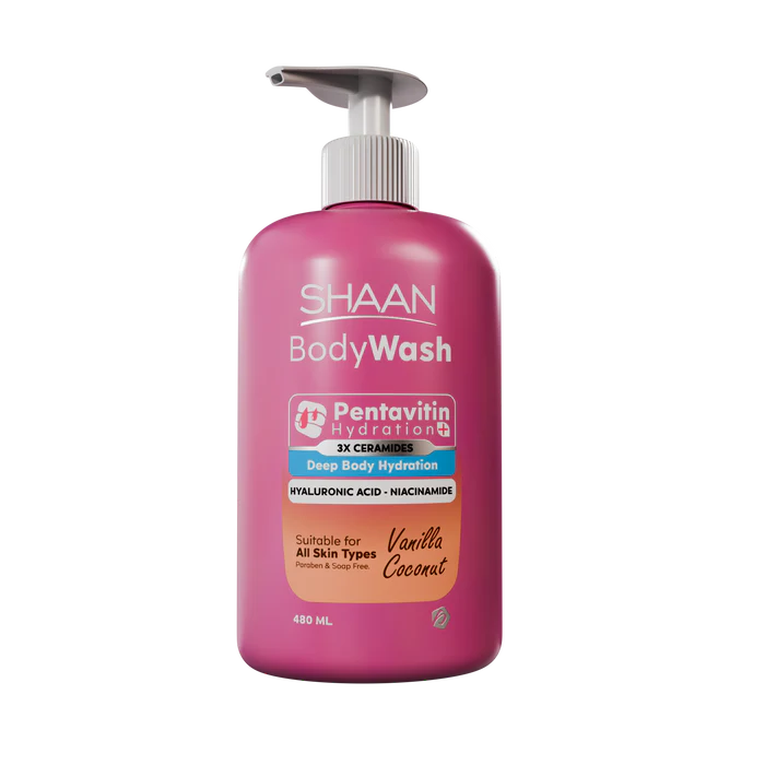 SHAAN Vanilla Coconut Hydrating Body Wash 480 Ml