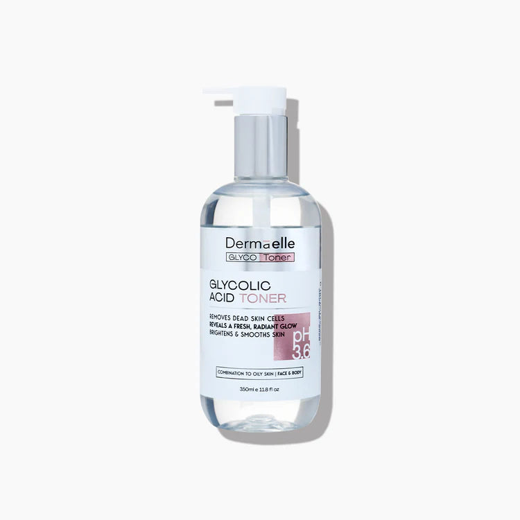 Dermaelle Gentle Exfoliating & Radiance Glycolic Acid Toner 350ml