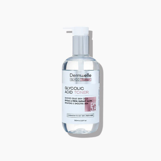 Dermaelle Gentle Exfoliating & Radiance Glycolic Acid Toner 350ml