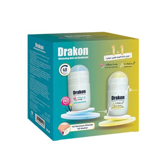 Drakon Whitening Roll On C-Plus + Lollipop Candy 1+1 Promo Pack
