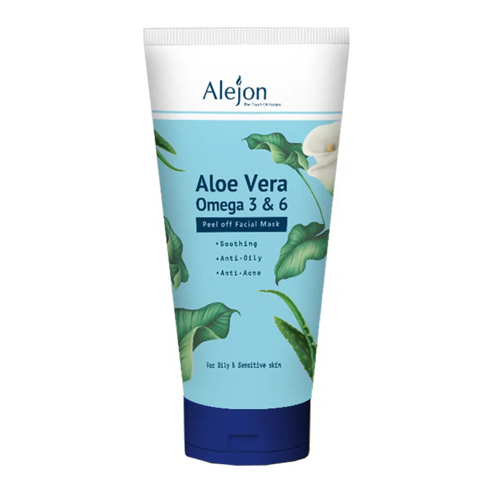 Alejon peel off mask With Aloe vera / omega 3 & 6 (125ml)