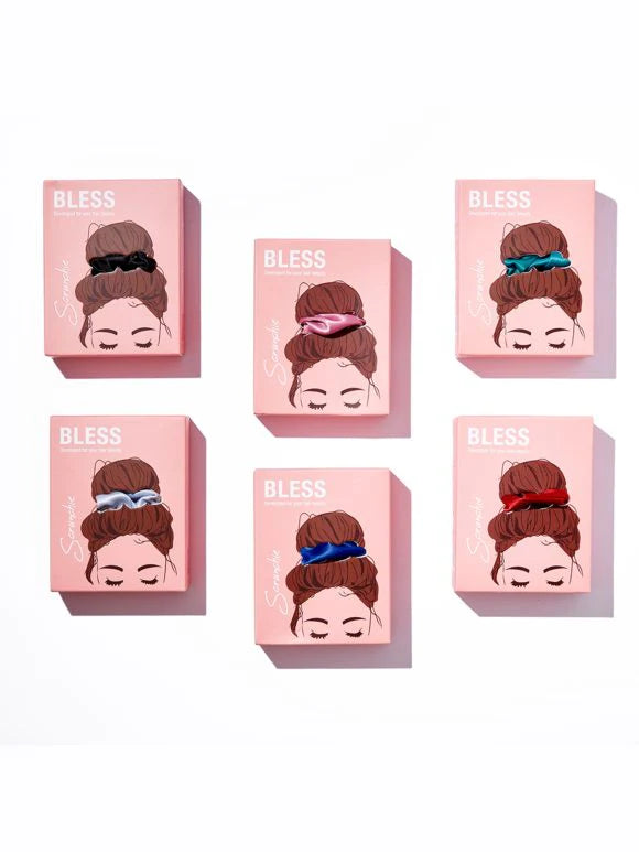 Bless Satin scrunchies ×2