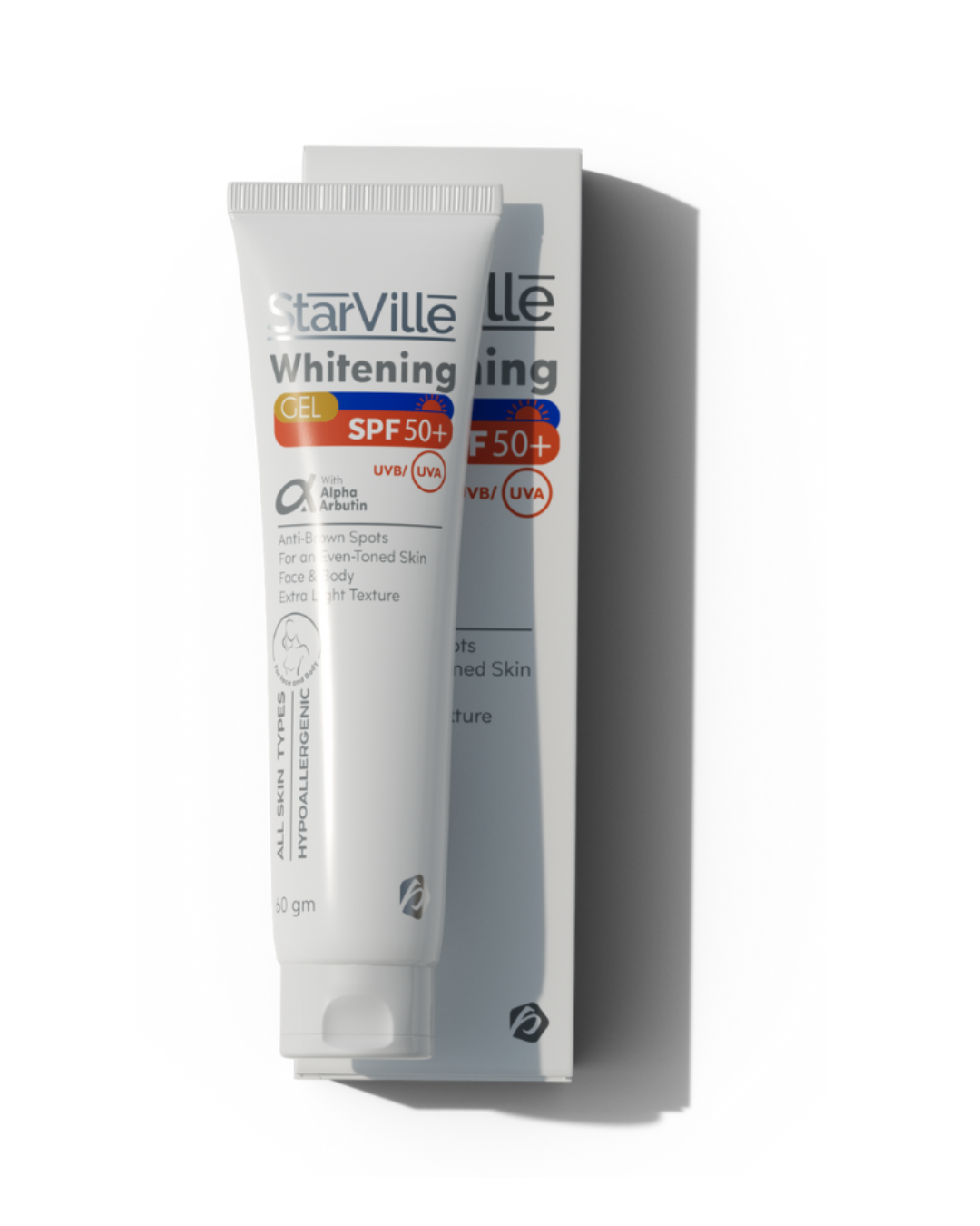 ستارفيل جل تبييض بعامل حماية من الشمس 50+، 60 جرام