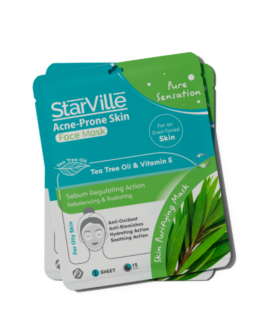 ستارفيل قناع الوجه للبشرة المعرضة لحب الشباب