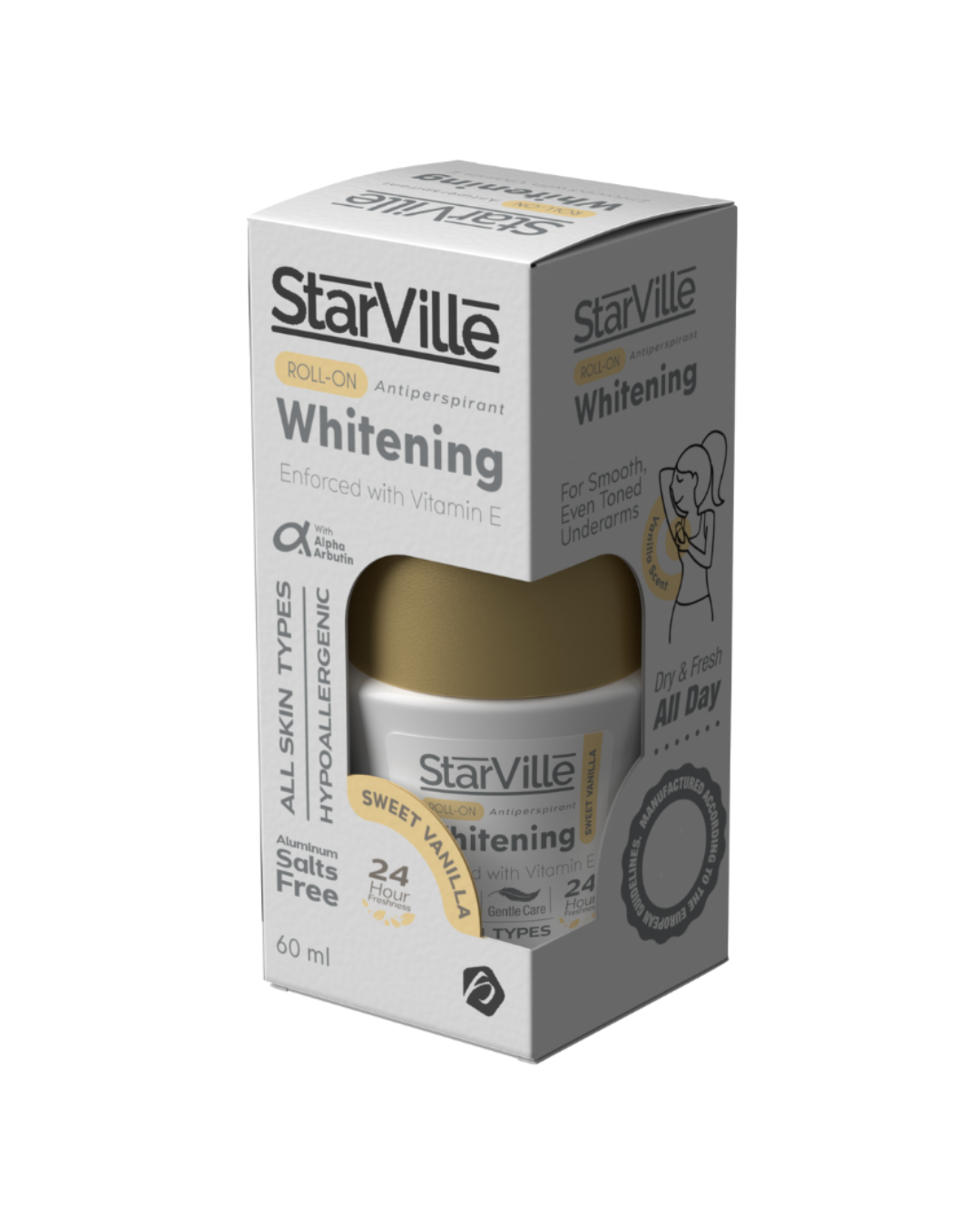 Starville Whitening Roll on Sweet Vanilla 60 ml