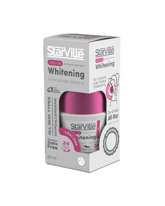 Starville Whitening Roll on Light Pink with Coconut Scent 60 ml