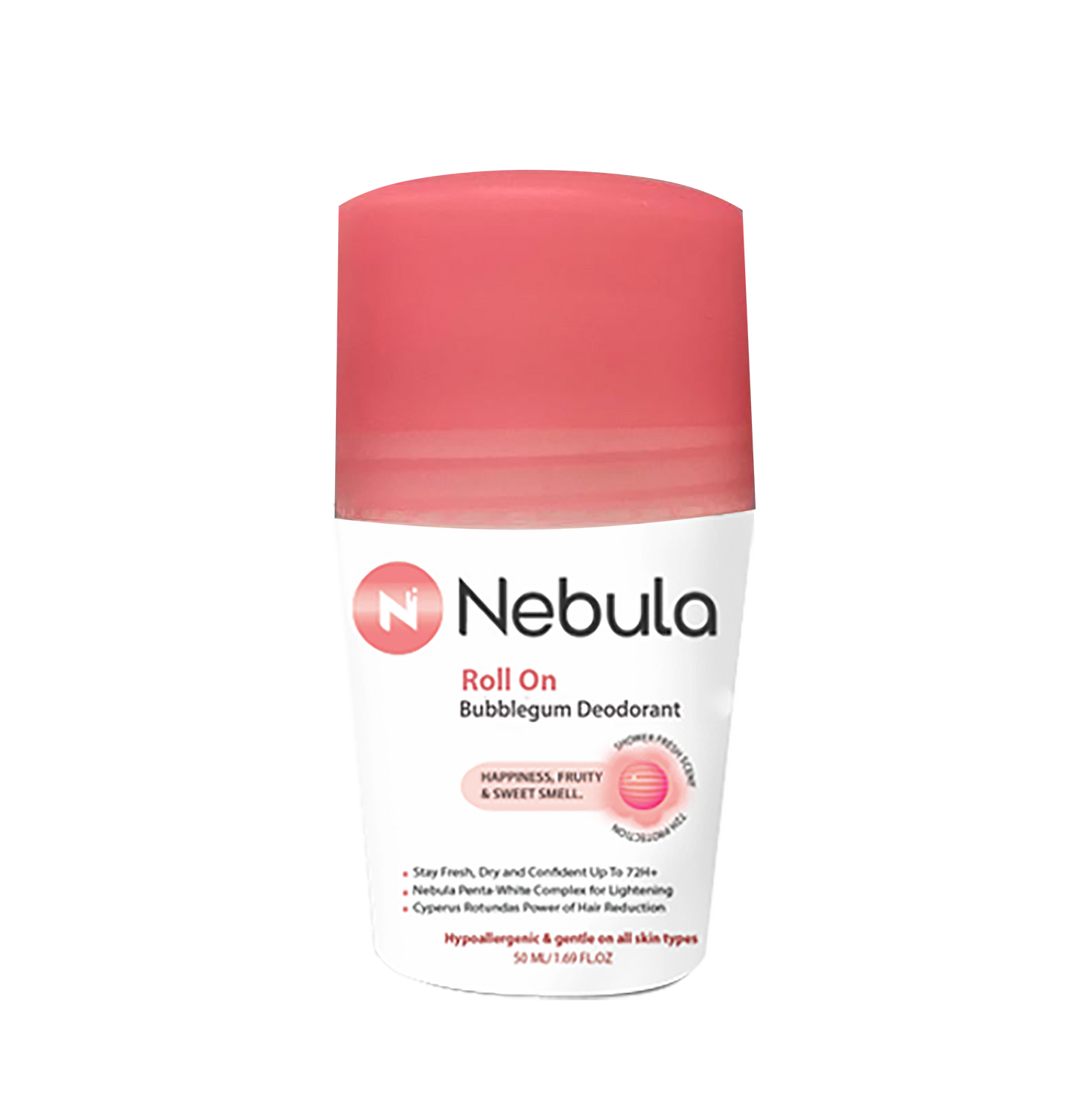 Nebula Bubble Gum Roll On 24h+ 50mML